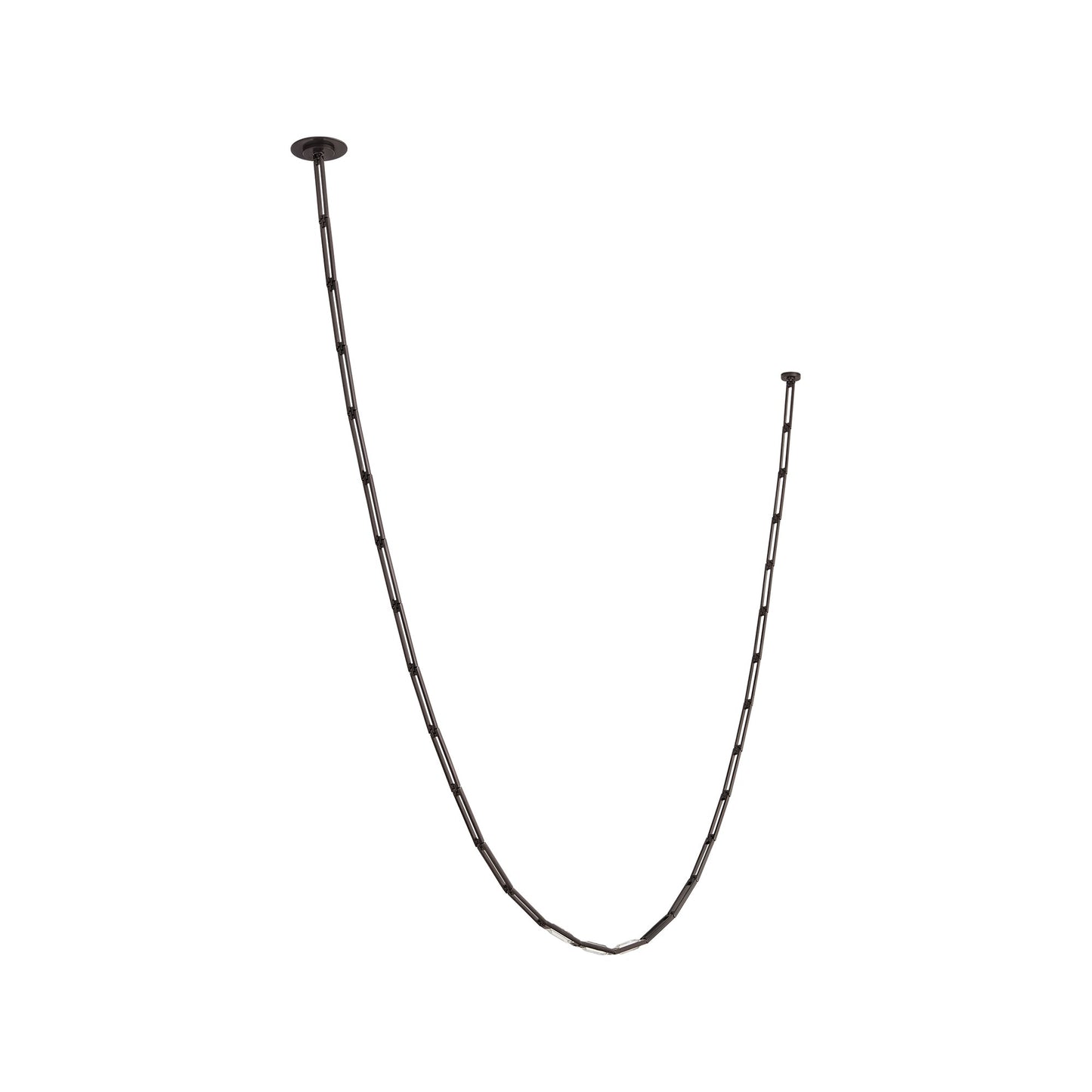Catena Link LED Chandelier in Bronze (150.4-Inch).