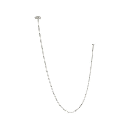 Catena Link LED Chandelier in Polished Nickel (150.4-Inch).