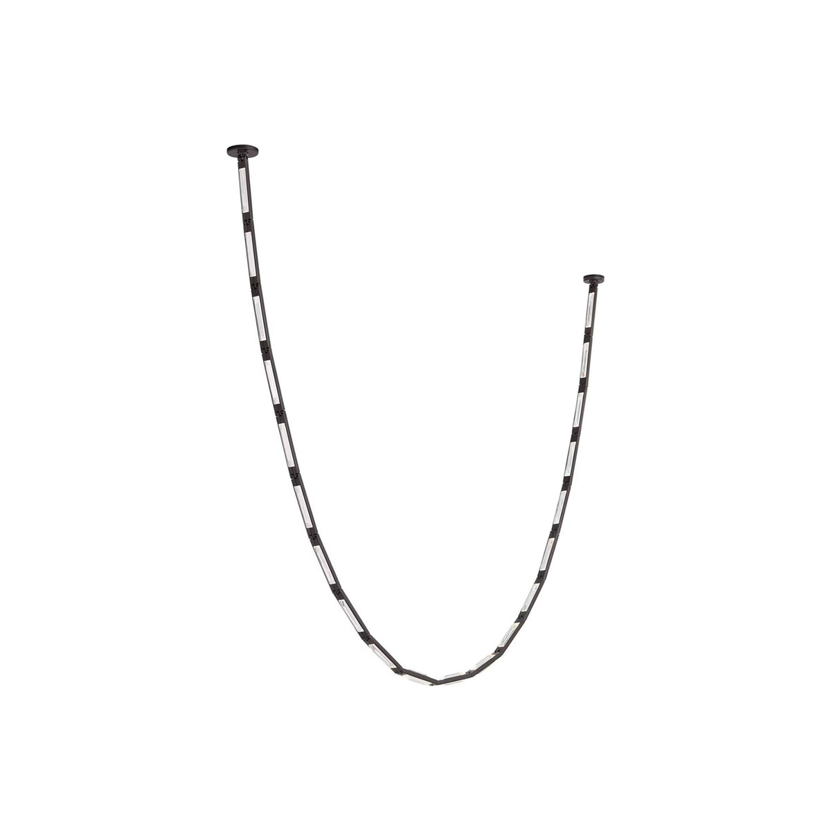 Catena Link LED Chandelier in Bronze (103.2-Inch).