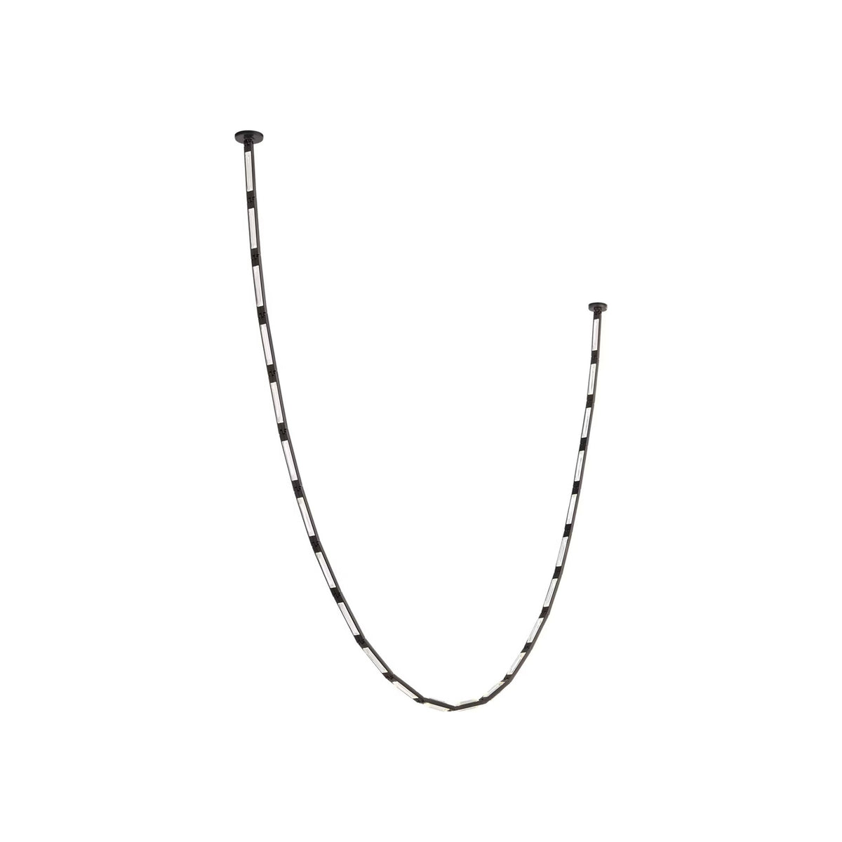 Catena Link LED Chandelier in Bronze (118.6-Inch).