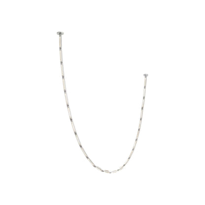 Catena Link LED Chandelier in Polished Nickel (118.6-Inch).