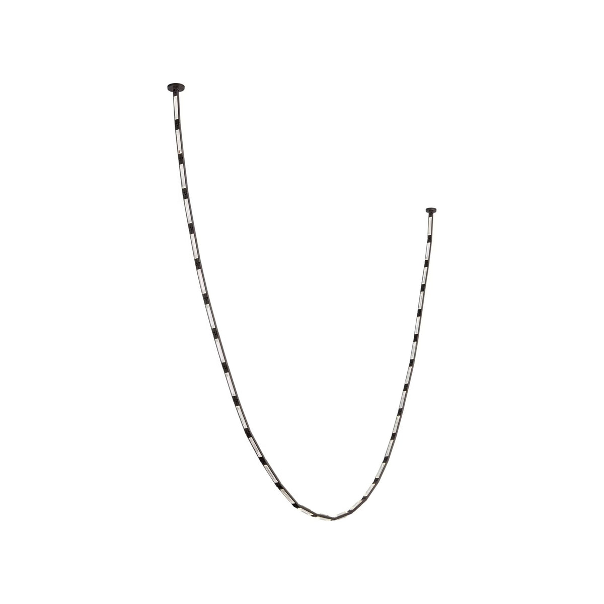 Catena Link LED Chandelier in Bronze (149.4-Inch).