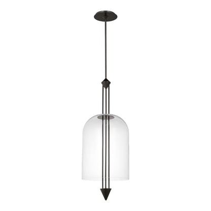 Cathedral LED Pendant Light in Dark Bronze (X-Large).