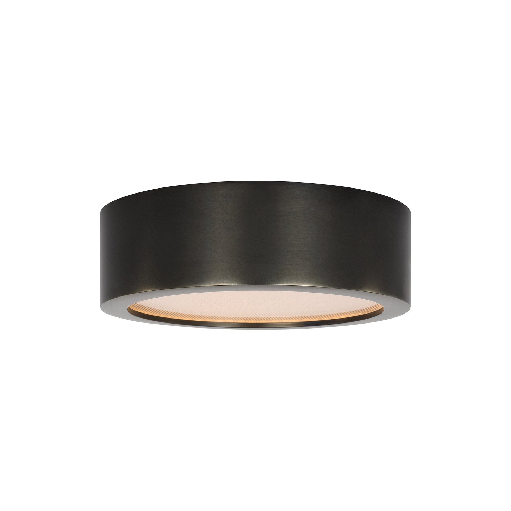 Cerne LED Flush Mount Ceiling Light in Dark Bronze (Mini).