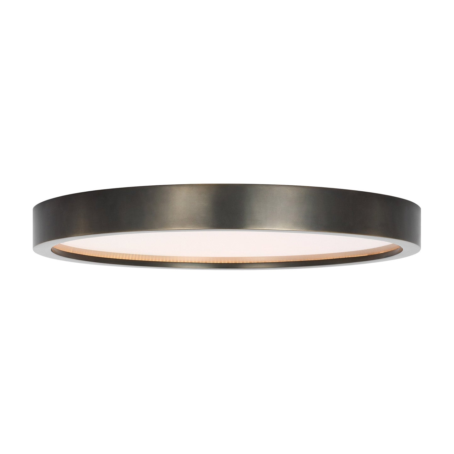 Cerne LED Flush Mount Ceiling Light in Dark Bronze (Large).