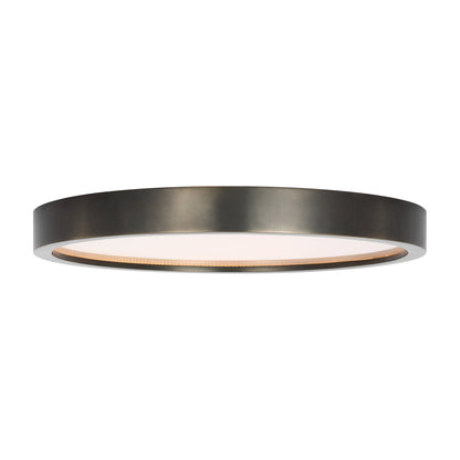 Cerne LED Flush Mount Ceiling Light in Dark Bronze (Large).