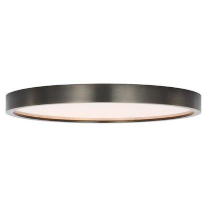 Cerne LED Flush Mount Ceiling Light in Dark Bronze (X-Large).