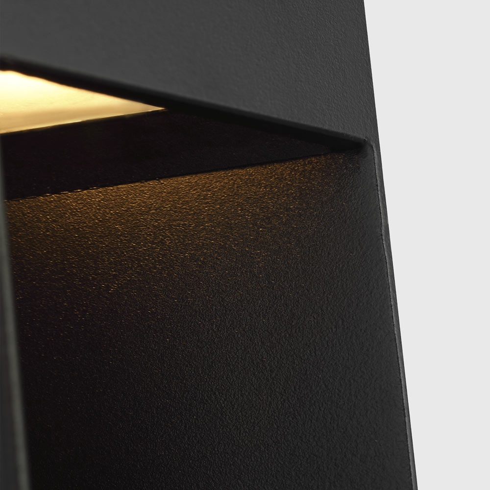 Christov Outdoor LED Wall Light in Detail.