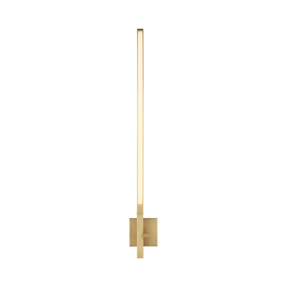 Cityscape LED Wall Light in Hand Rubbed Antique Brass.