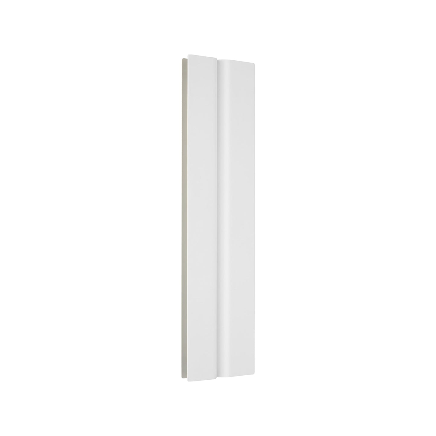 Cloak LED Bath Vanity Light in Matte White (18-Inch).