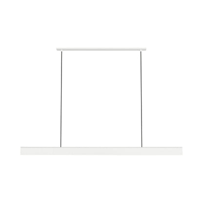 Cloak LED Linear Chandelier in Matte White.