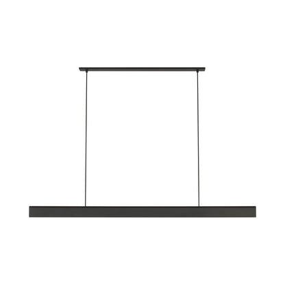 Cloak LED Linear Chandelier in Nightshade Black.