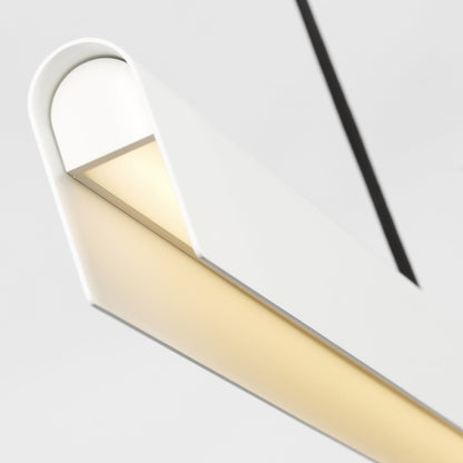 Cloak LED Linear Chandelier in Detail.