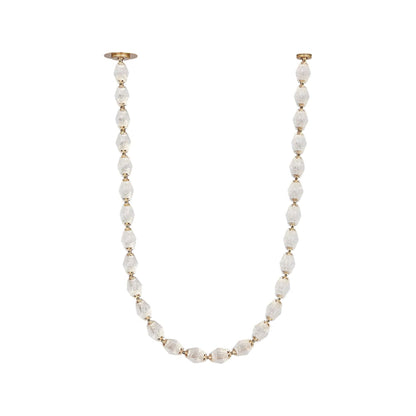 Collier LED Chandelier in Hand Rubbed Antique Brass/Crystal (84-Inch).