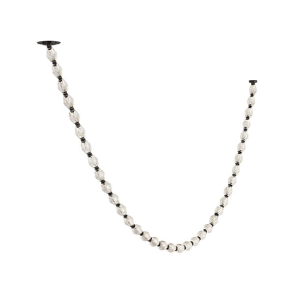 Collier LED Chandelier in Bronze/Crystal (108-Inch).