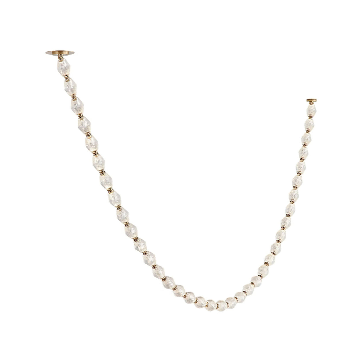 Collier LED Chandelier in Hand Rubbed Antique Brass/Crystal (108-Inch).