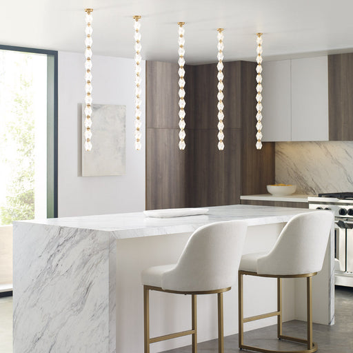 Collier LED Pendant Light in kitchen.