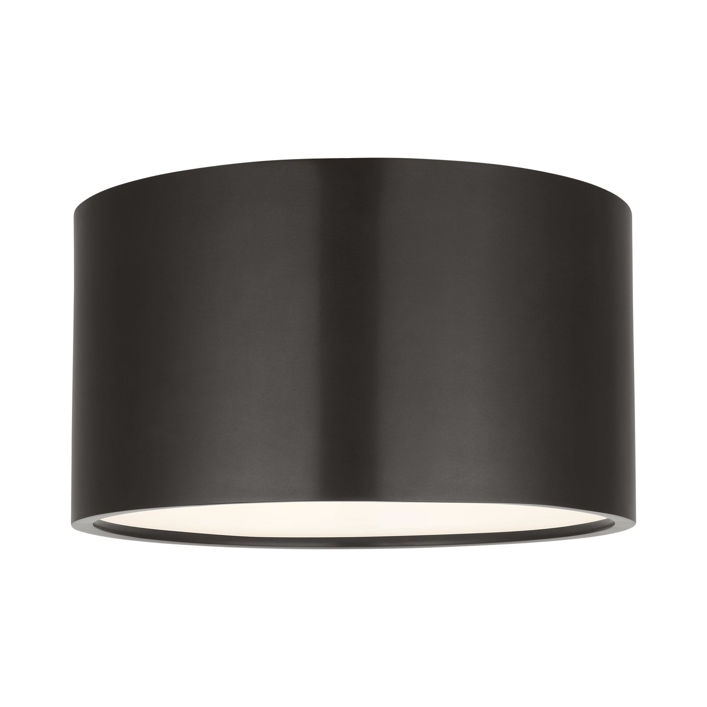 Dola LED Flush Mount Ceiling Light in Bronze (13-Inch).