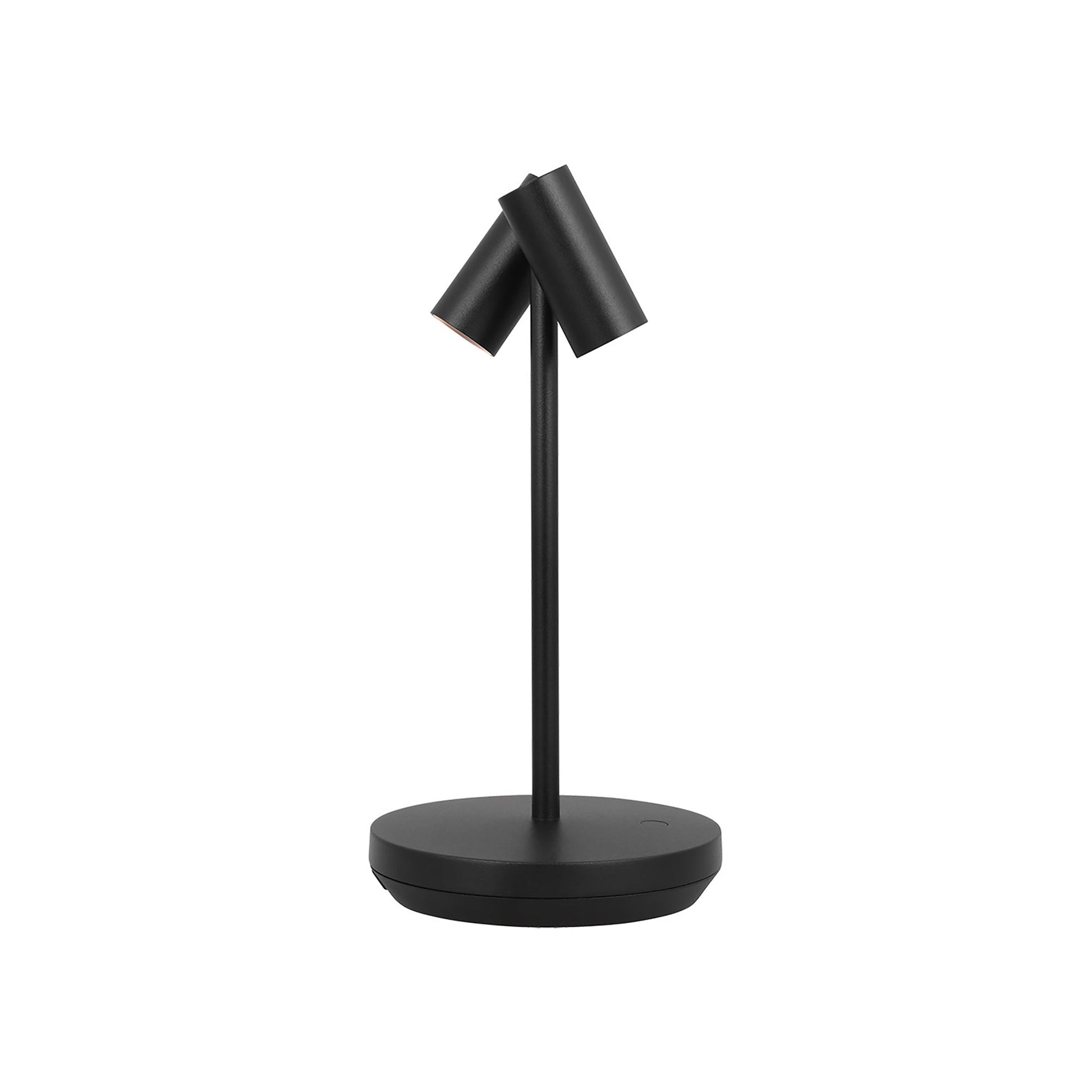 Doppia LED Table Lamp in Black (Small).