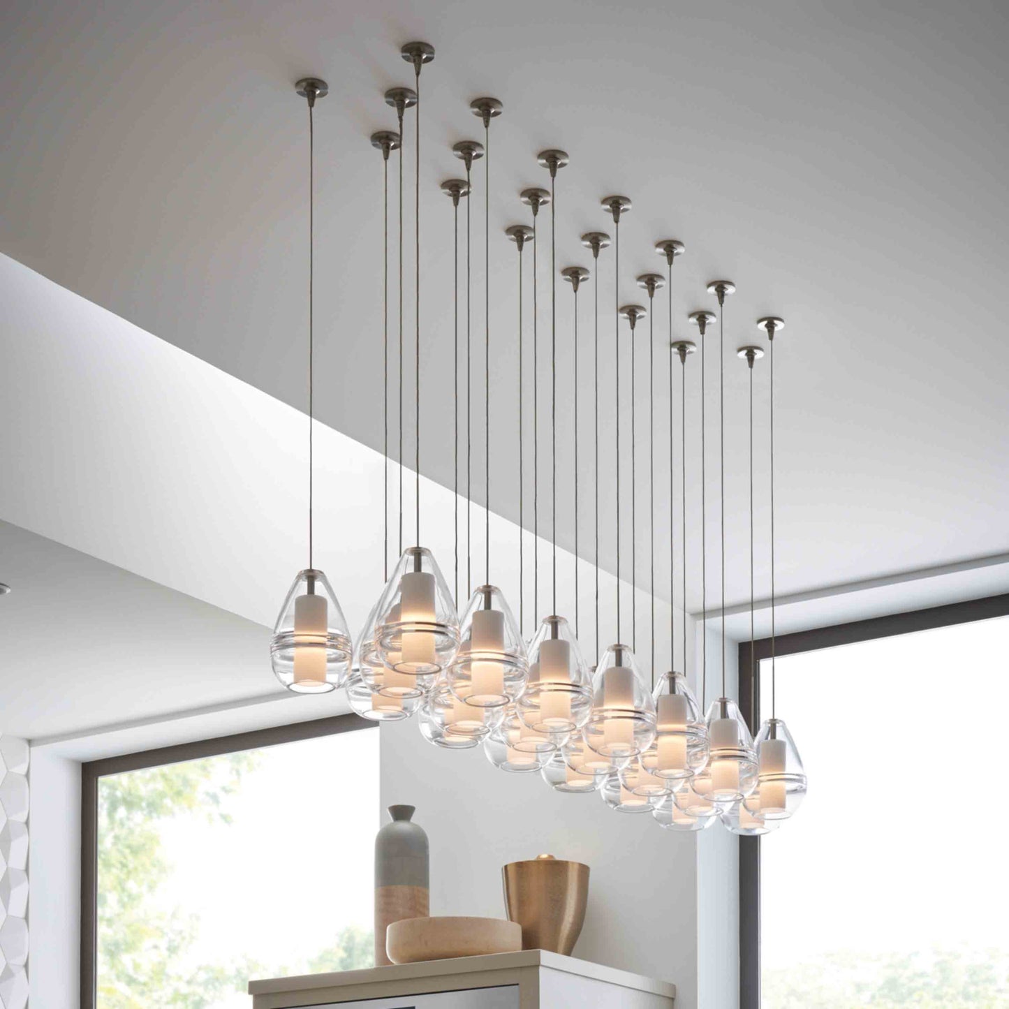 Mini Ella Low Voltage Pendant Light in kitchen.