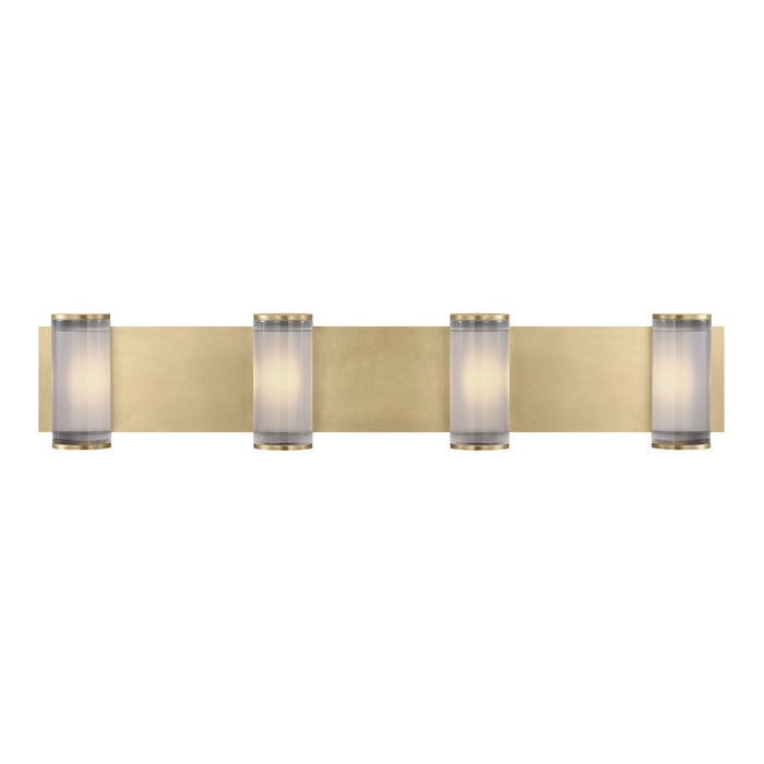 Esfera LED Wall Light in Natural Brass (X-Large).