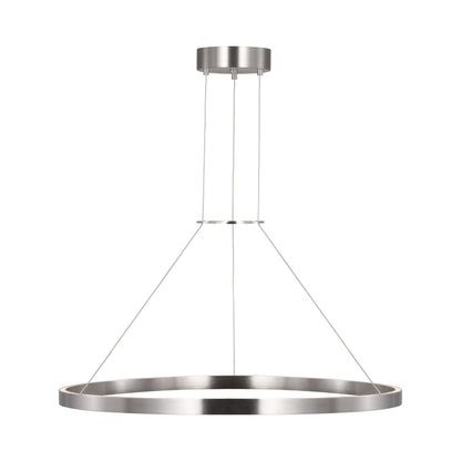 Fiama LED Pendant Light in Satin Nickel.