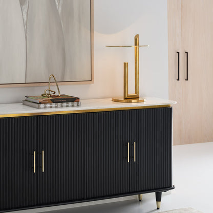 Fielle LED Table Lamp in living room.