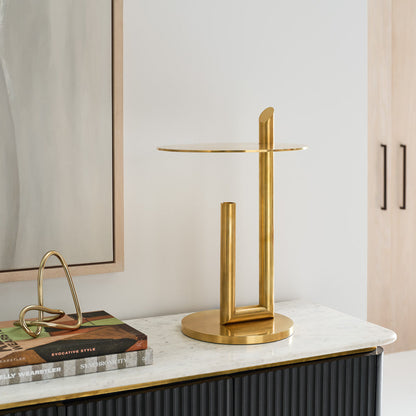 Fielle LED Table Lamp in living room.