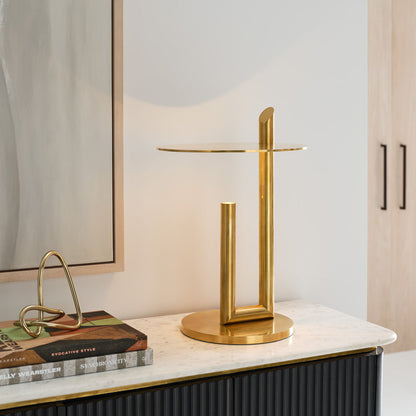 Fielle LED Table Lamp in living room.