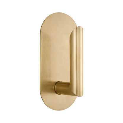 Fielle LED Wall Light in Hand Rubbed Antique Brass (Small).