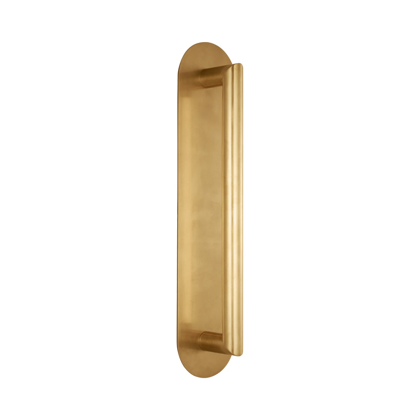 Fielle LED Wall Light in Natural Brass (Large).