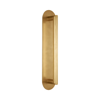 Fielle LED Wall Light in Natural Brass (Large).