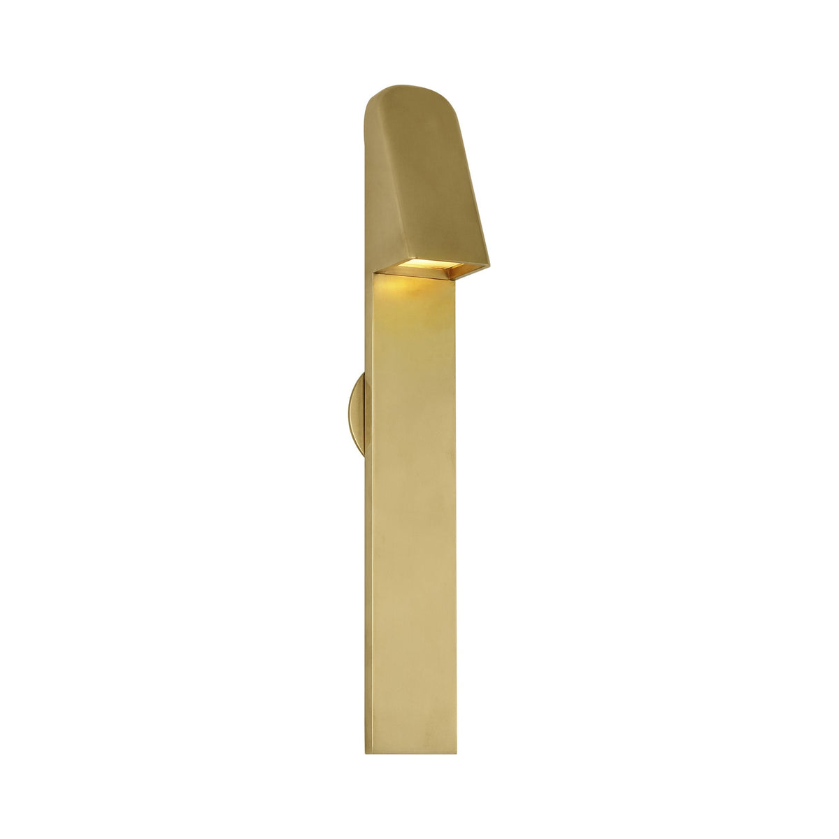 Froler Outdoor LED Wall Light in Hand-Rubbed Antique Brass (17-Inch).