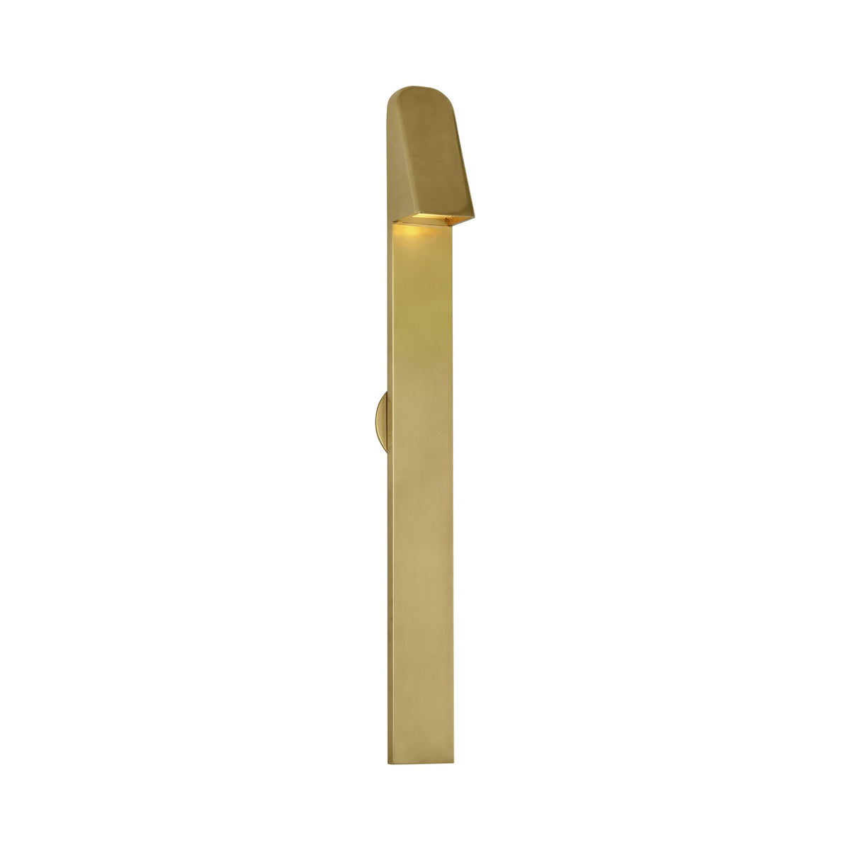Froler Outdoor LED Wall Light in Hand-Rubbed Antique Brass (24-Inch).