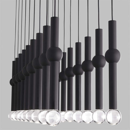 Guyed LED Chandelier in Detail.