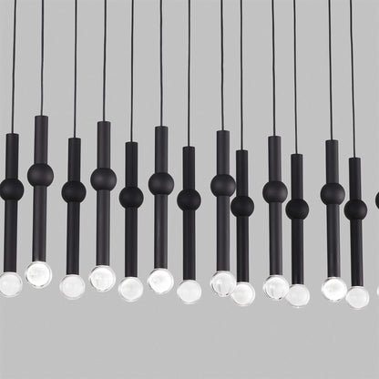 Guyed LED Chandelier in Detail.