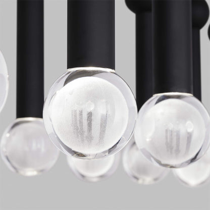 Guyed LED Chandelier in Detail.