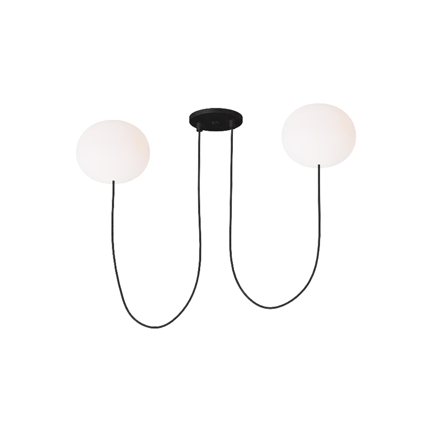 Helium LED Chandelier (Small/2-Light).