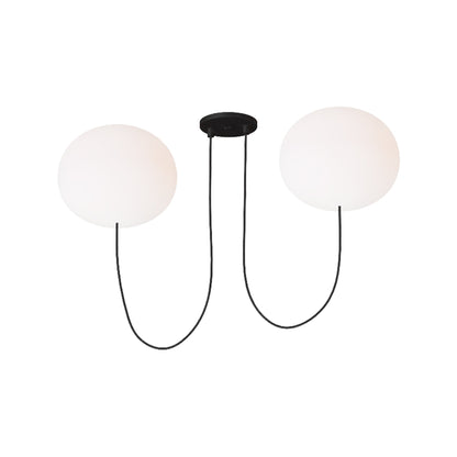 Helium LED Chandelier (Large/2-Light).