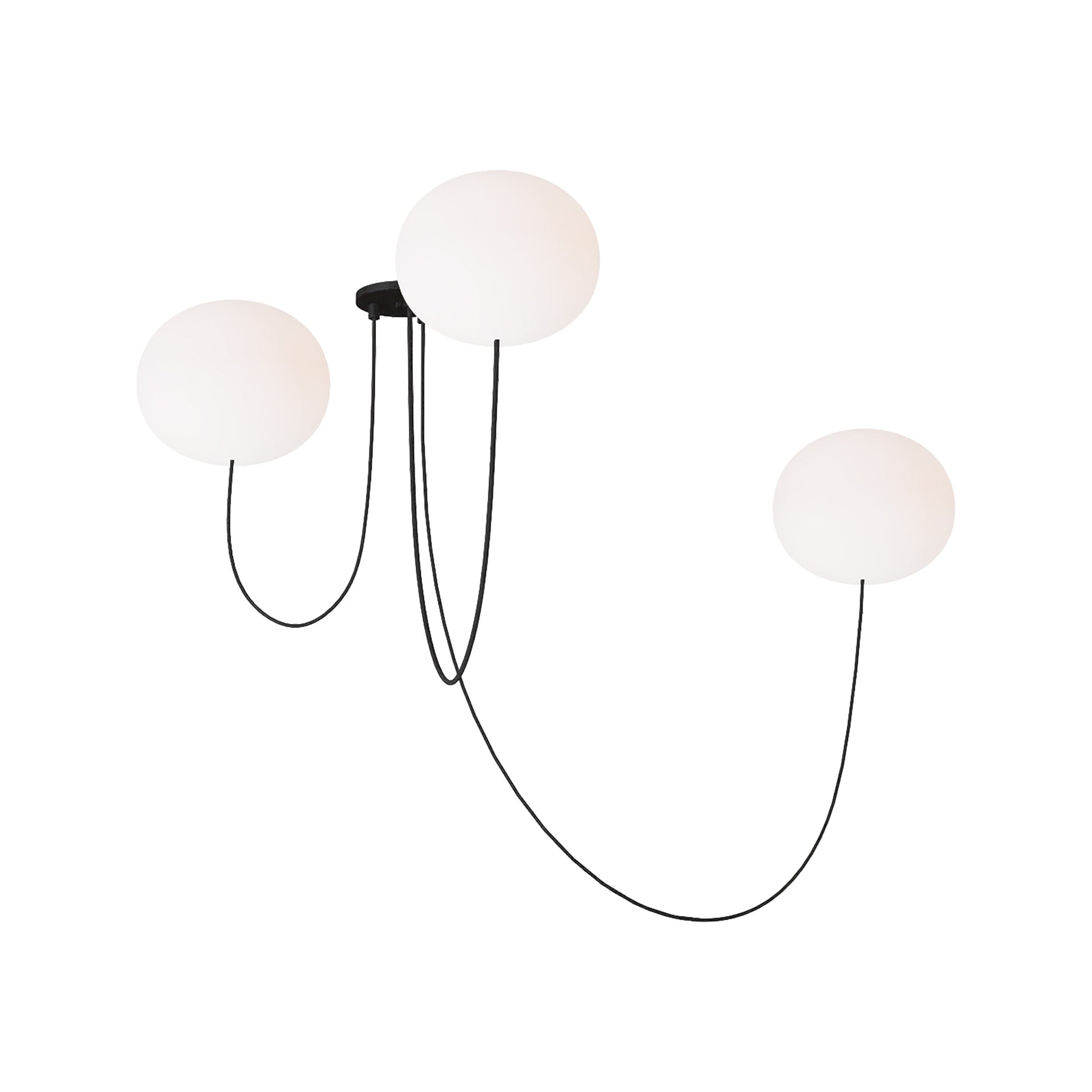 Helium LED Chandelier (Large/3-Light).