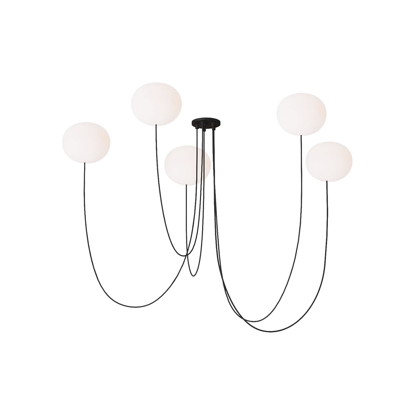 Helium LED Chandelier (Medium/5-Light).
