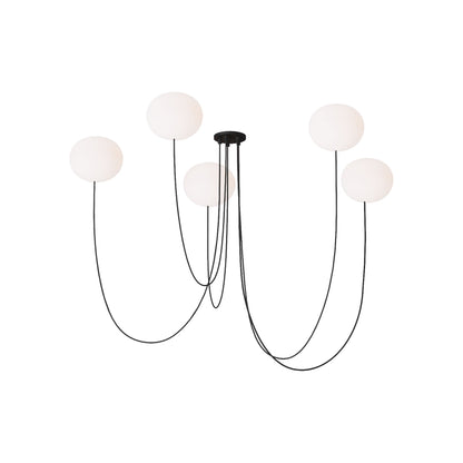 Helium LED Chandelier (Medium/5-Light).