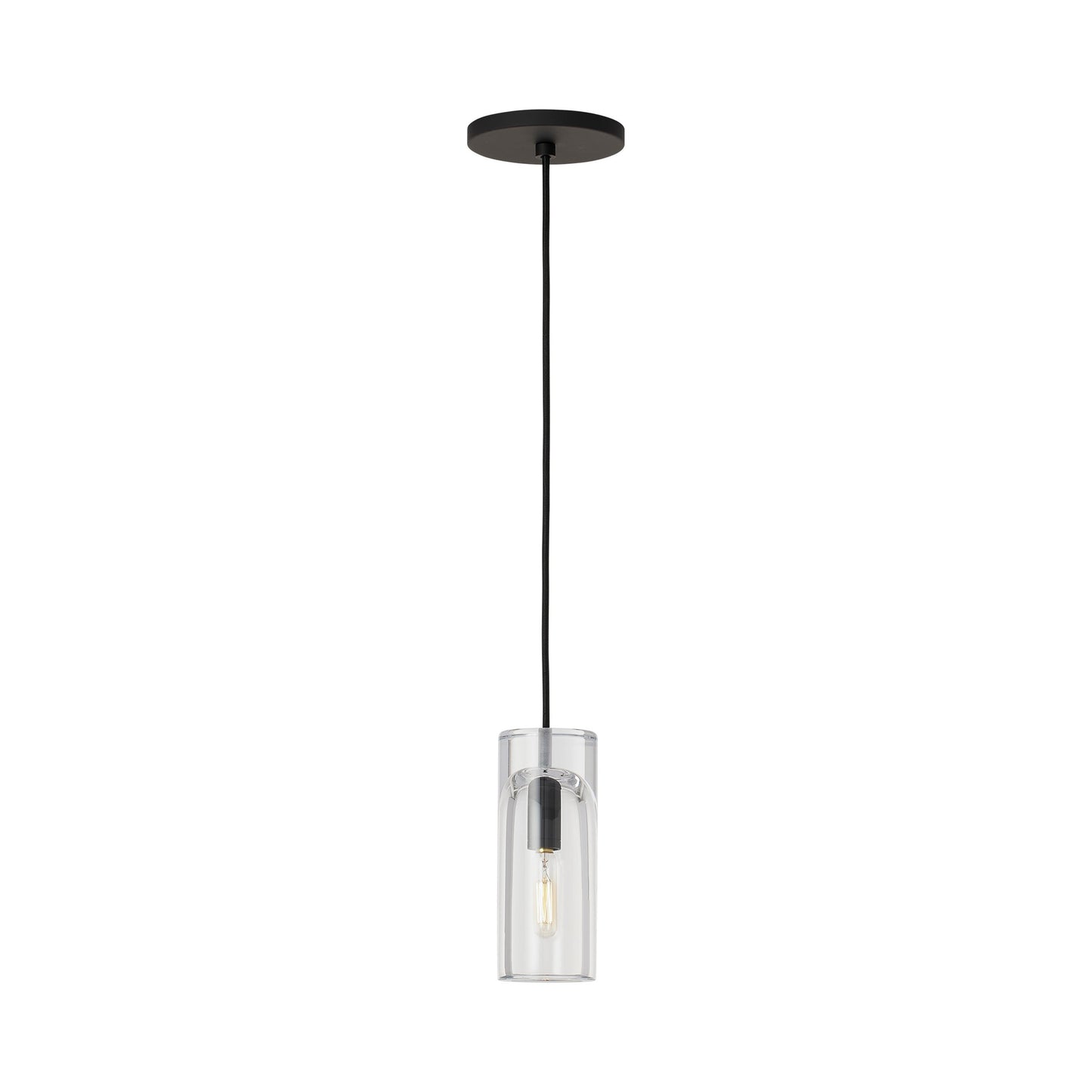 Horizon Pendant Light in Nightshade Black.