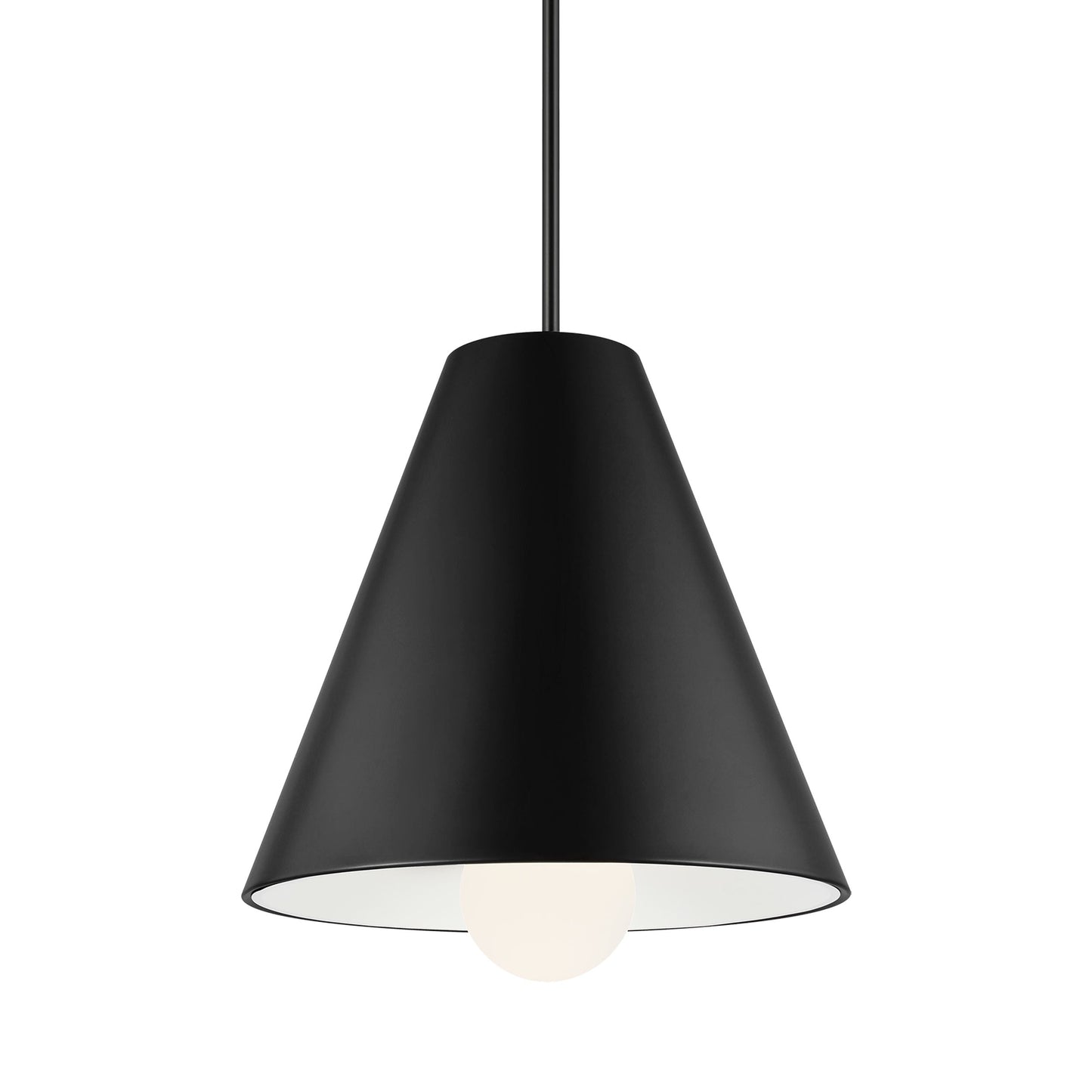 Joni LED Pendant Light in Matte Black (Large).