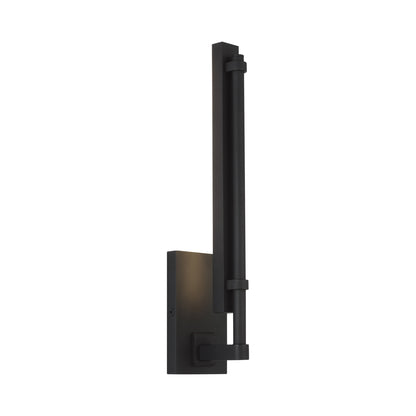 Kal LED Wall Light in Nightshade Black.