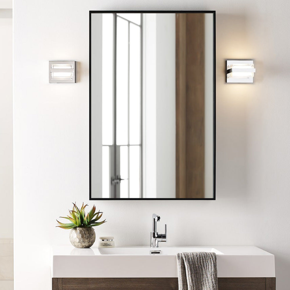 Kamden 1-Light LED Bath Wall Light in bathroom.