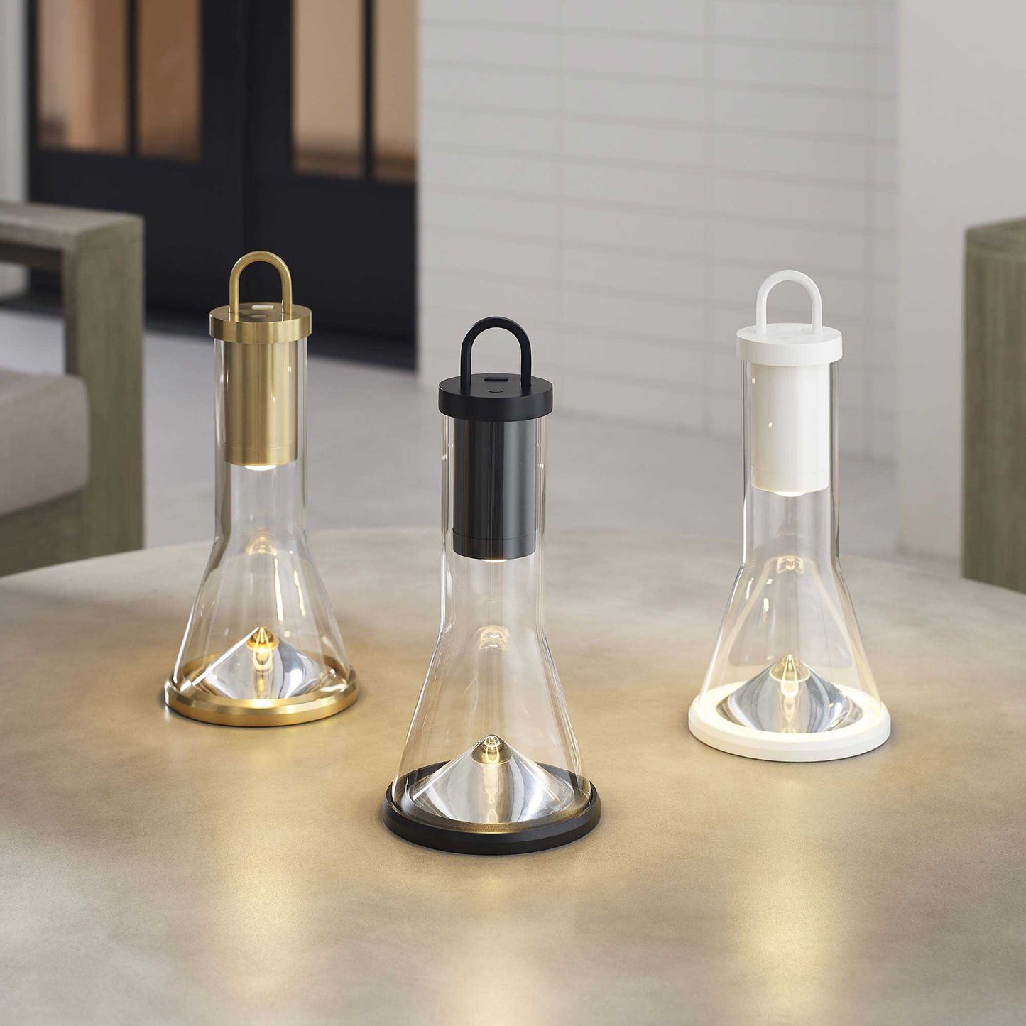 Kandella LED Table Lamp in living room.