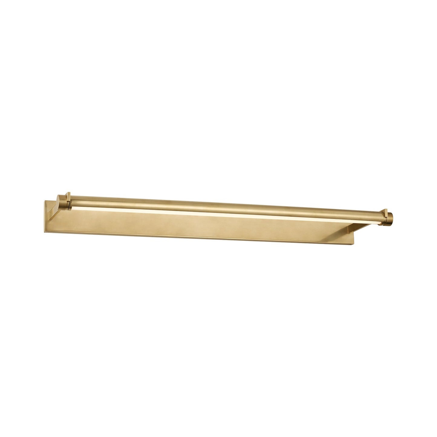 Katan LED Picture Light in Hand-Rubbed Antique Brass (30-Inch).