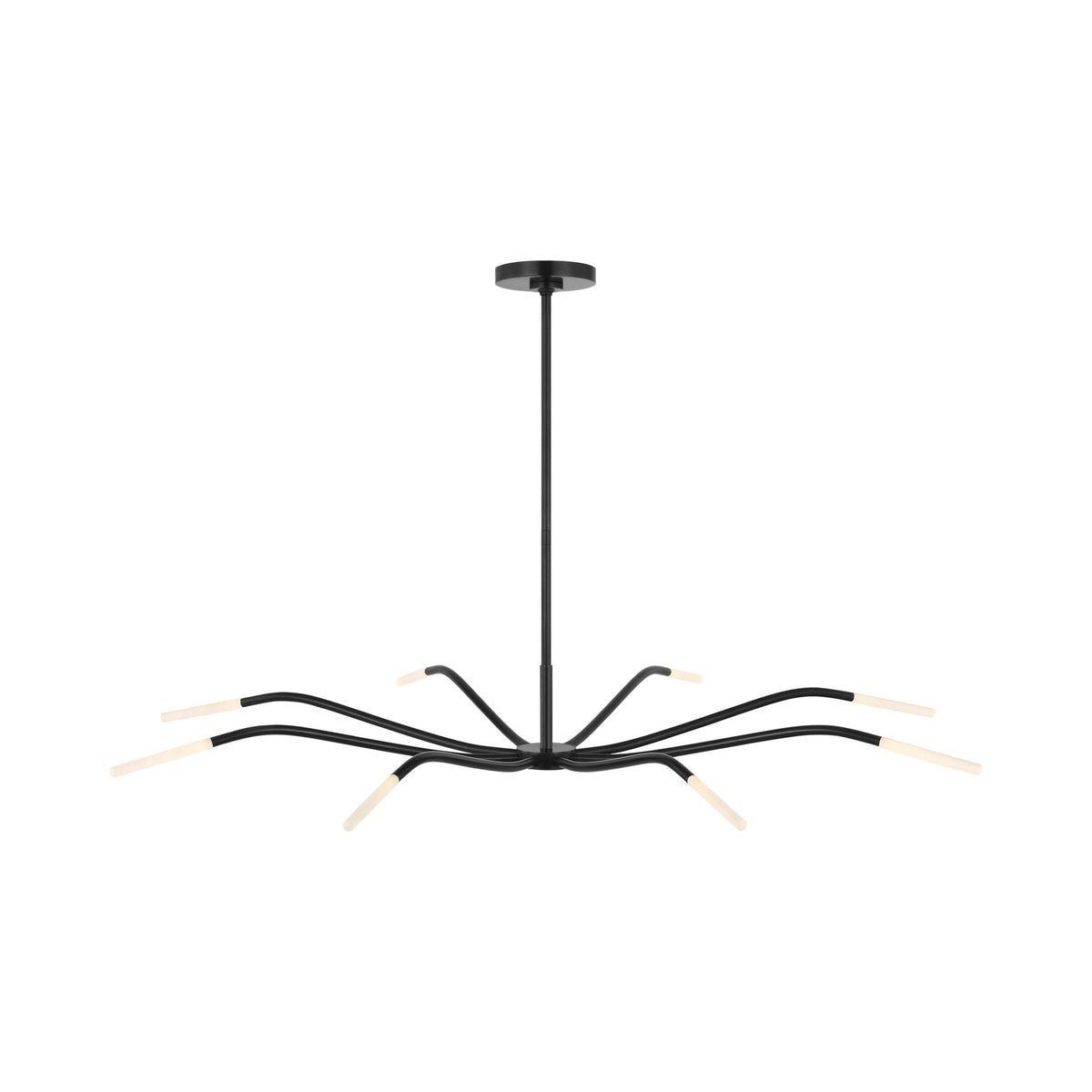 Lajos LED Chandelier in Bronze (8-Light).