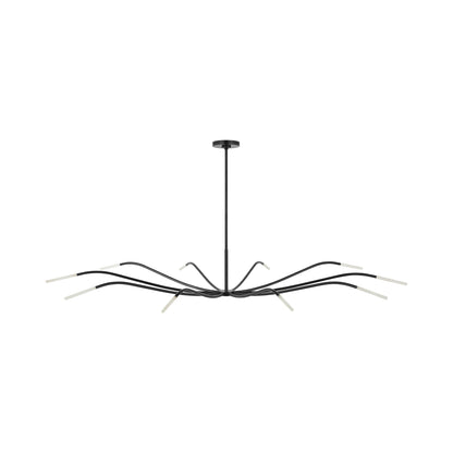 Lajos LED Chandelier in Bronze (10-Light).